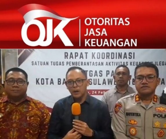 Pemaparan hasil rapat Satgas PASTI yang dilakukan Ketua OJK Sultra Bismi Maulana Nugraha