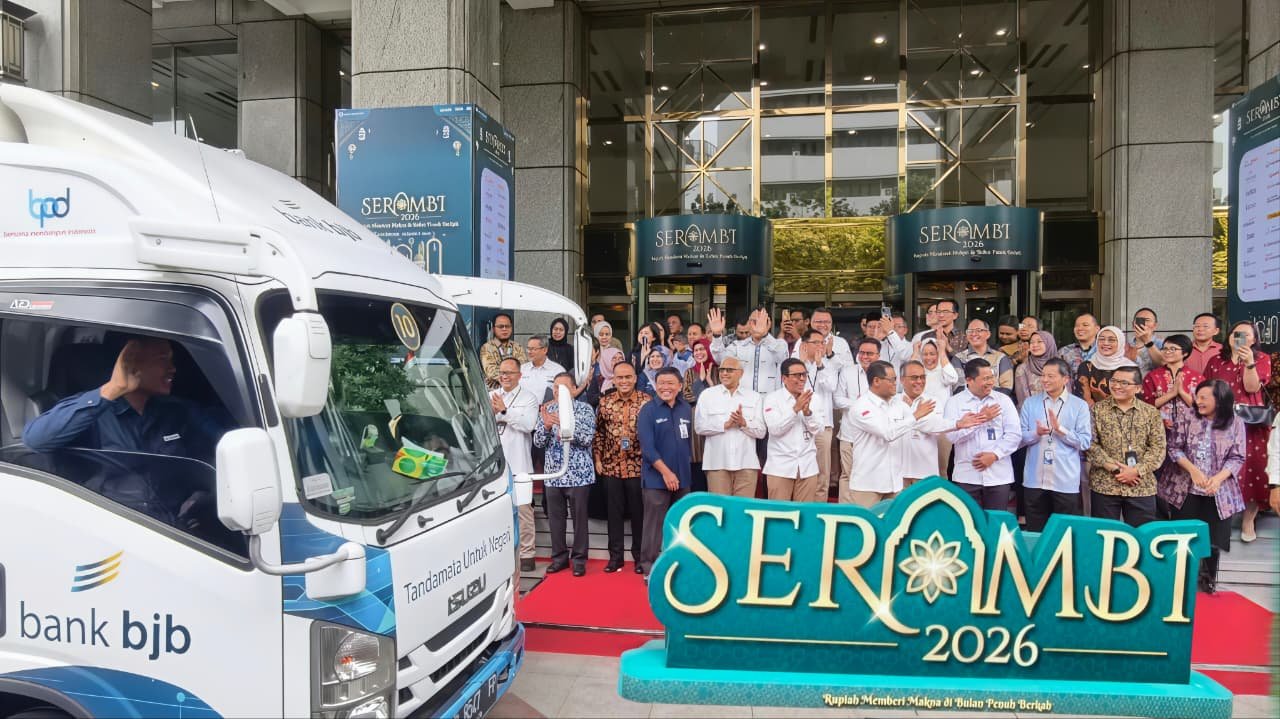 Melalui partisipasi aktif dalam Kick Off SERAMBI 2026, bank bjb hadir untuk memastikan kebutuhan uang tunai masyarakat dapat terpenuhi dengan baik.