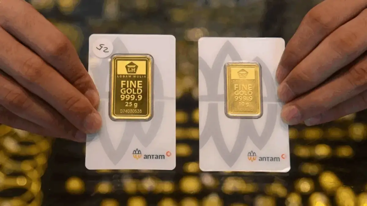 Harga Emas Antam Hari Ini Turun Rp40.000, Ini Daftar Harga Terbaru