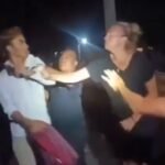 tangkapan layar video bule wanita ngamuk di Gili trawangan Lombok.