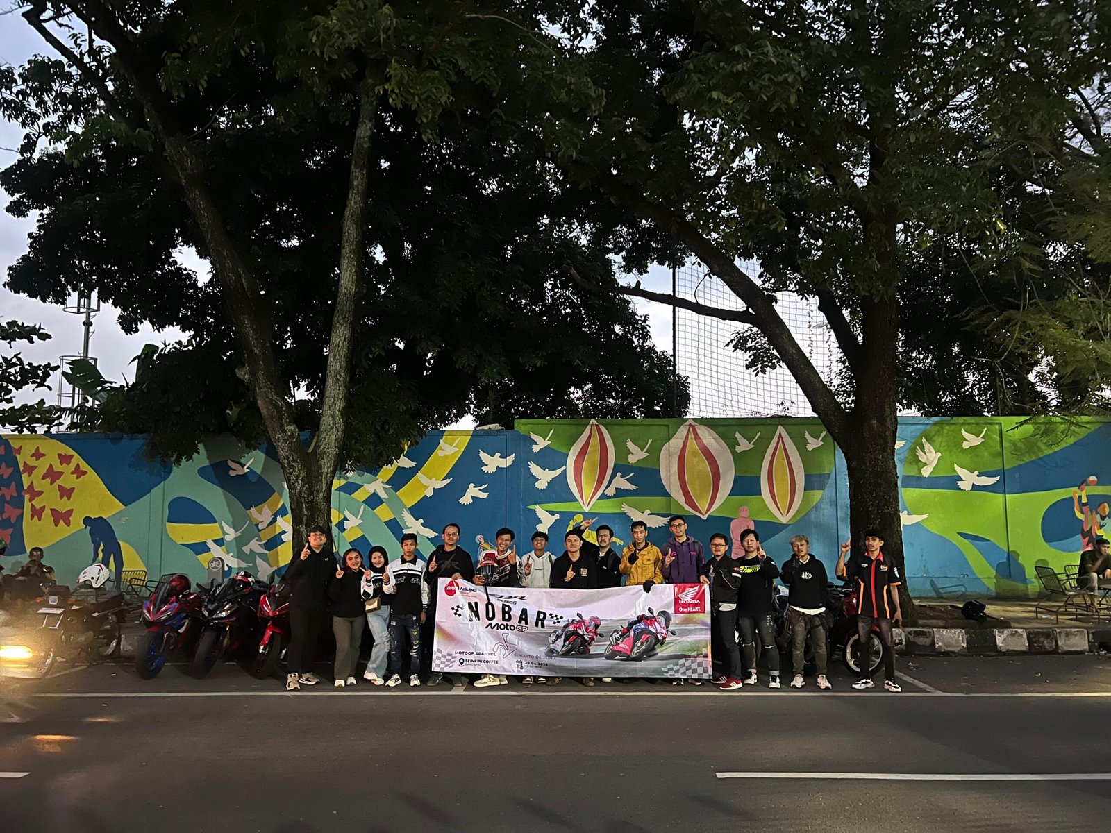 Nobar MotoGP CBR Series, Perkuat Silaturahmi Komunitas CBR di Bandung