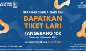 Menabung Sambil Bersiap Berlari, bank bjb Ajak Masyarakat Ramaikan Tangerang 10K