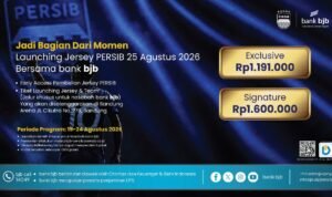 bank bjb Buka Early Access Jersey PERSIB 2026/2027, Hadirkan Akses Eksklusif bagi Nasabah  