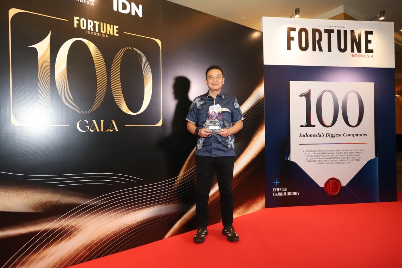 Fortune Indonesia 100 Tahun 2026 Apresiasi bank bjb, Inovasi Jadi Penggerak Pertumbuhan
