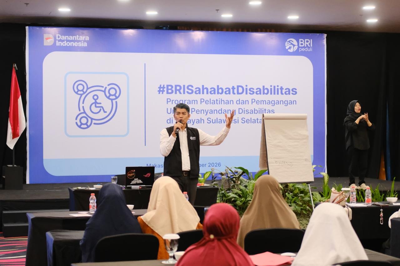 Memasuki tahun kelima pelaksanaannya, Program BRI Sahabat Disabilitas 2026 kembali digelar di Kota Makassar, Provinsi Sulawesi Selatan dengan diikuti oleh 90 peserta.